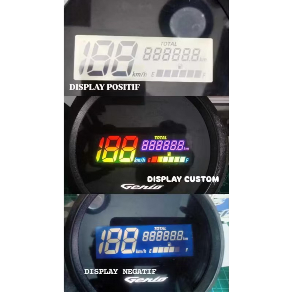 POLARIZER LCD SPEEDOMETER
