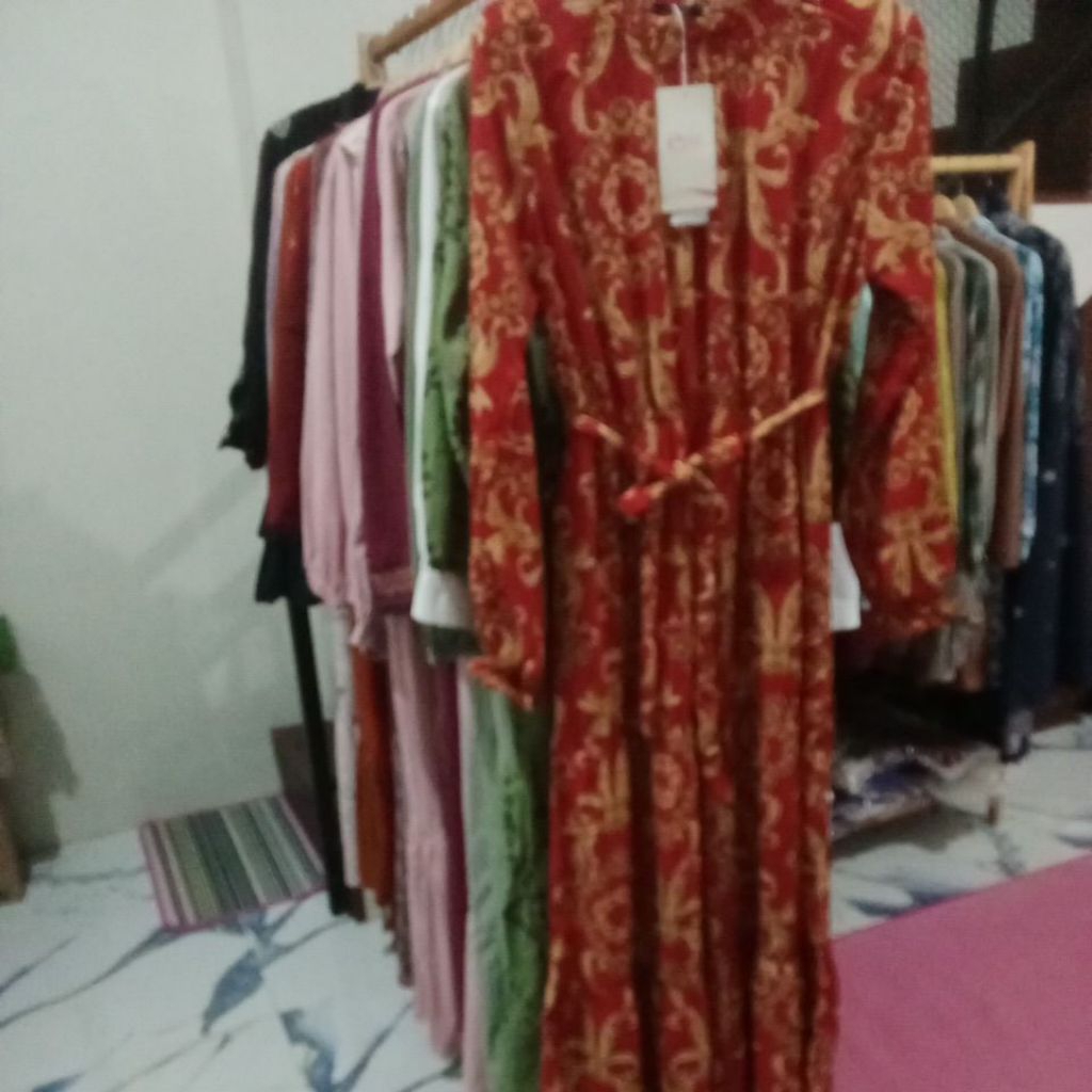 gamis epic merah