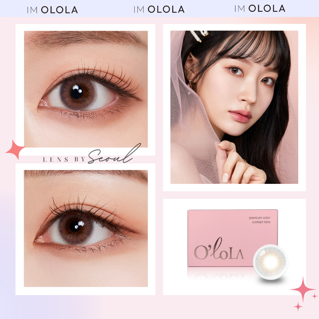 LENSBYSEOUL O'lola Blow - Sunset Pink Korea Natural Contact Softlens