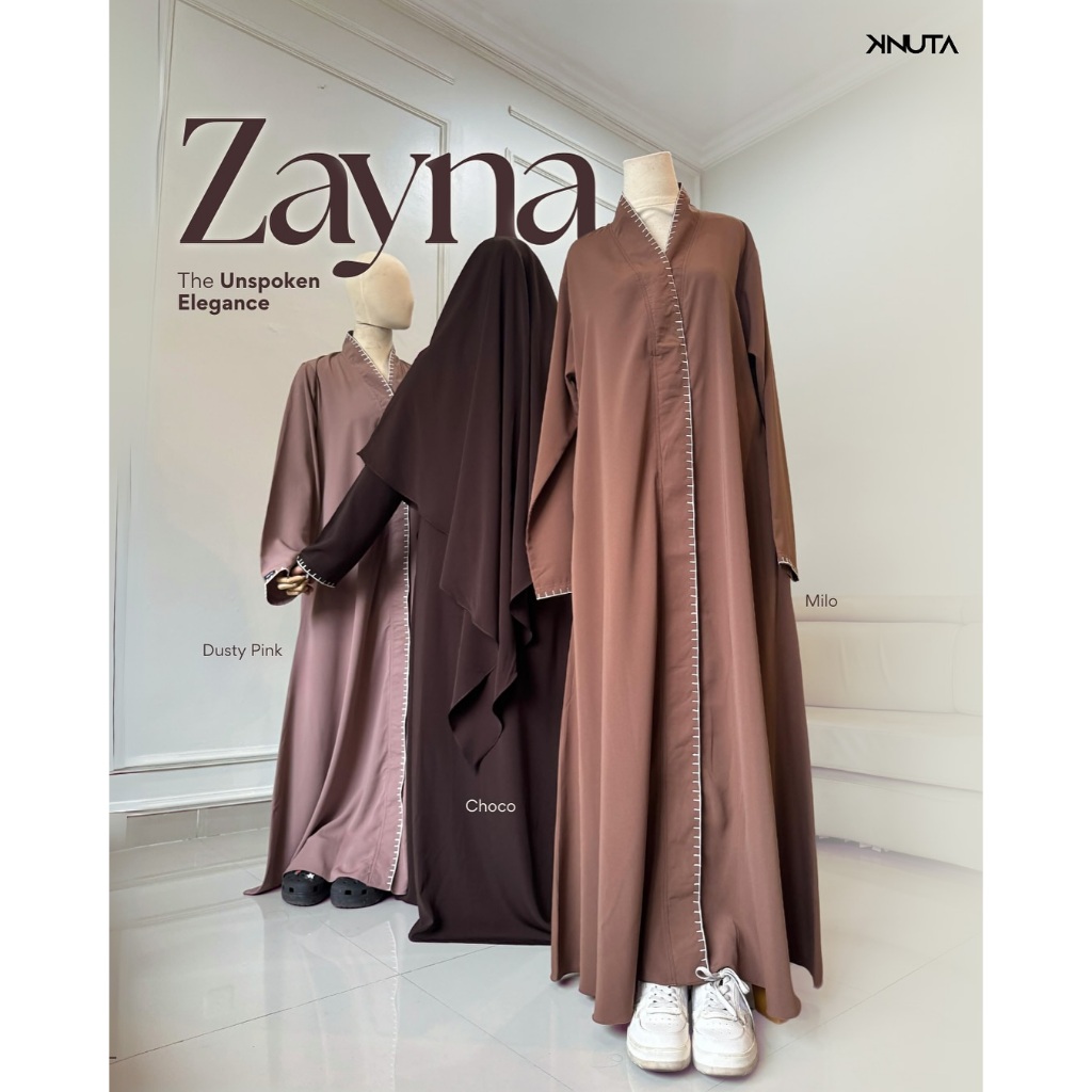 KNUTA - Zayna Baya Dress Muslimah Syar’i