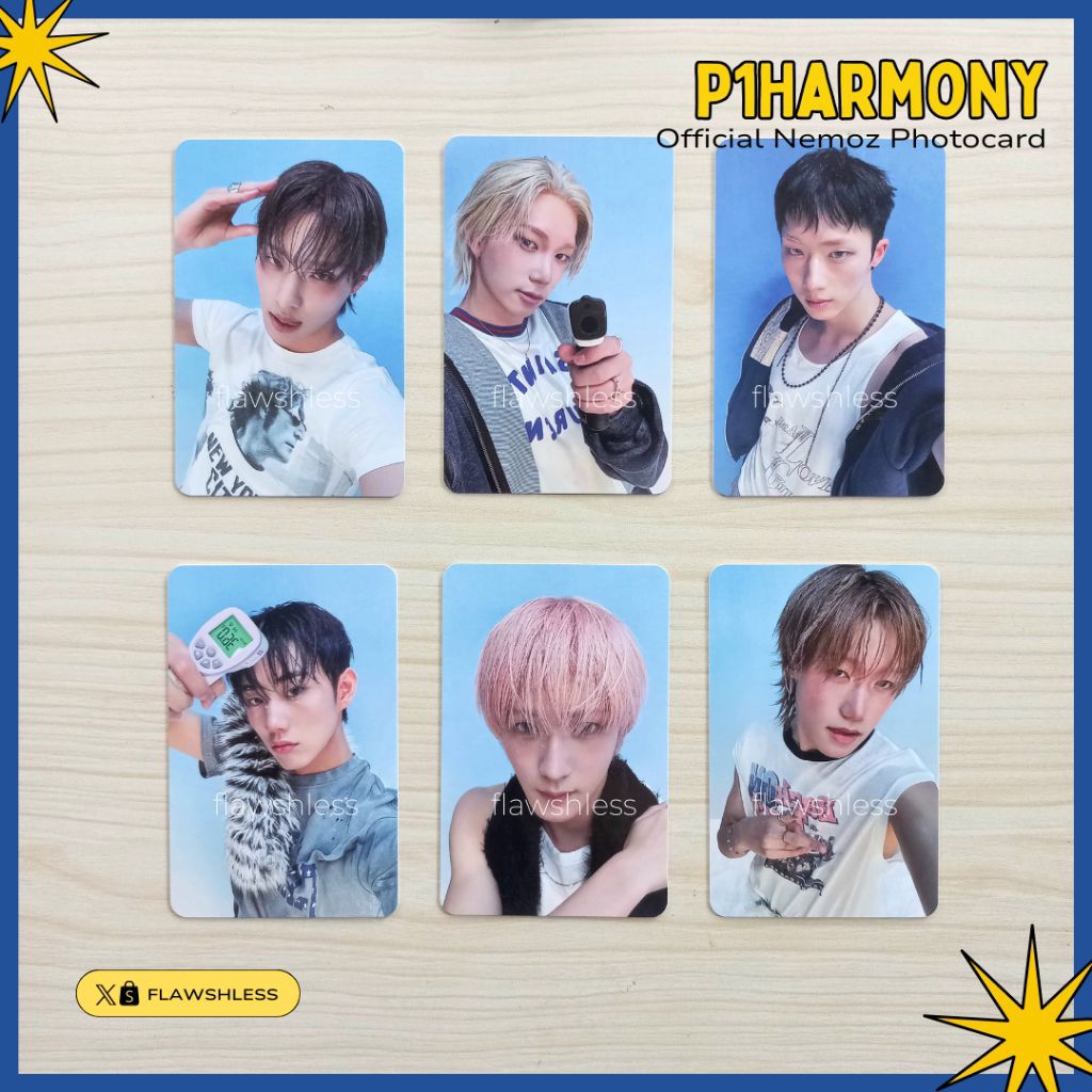 READY PC Photocard OFFICIAL P1Harmony Nemoz DUH Keeho Theo Jiung Intak Soul Jongseob