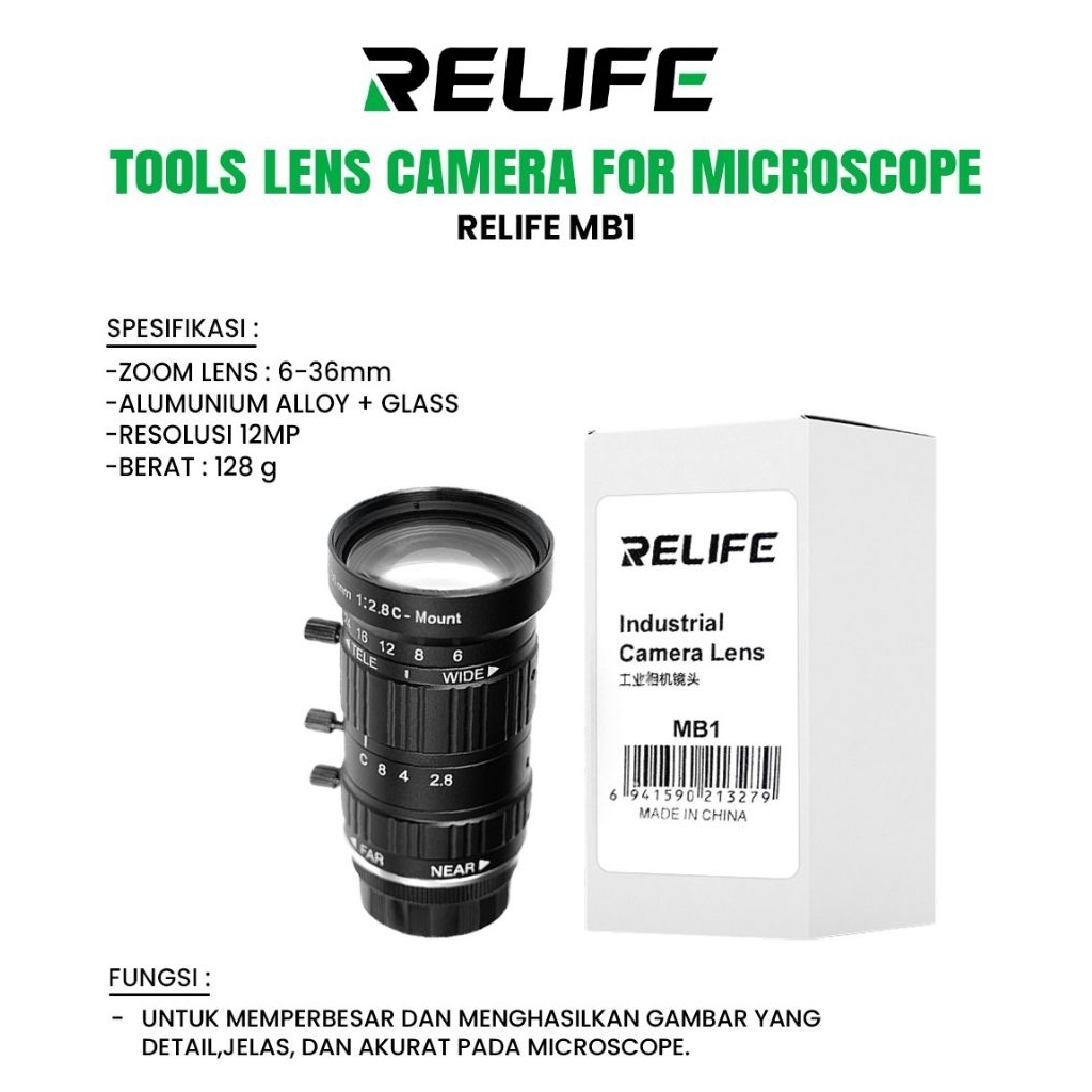 TOOLS LENS CAMERA KAMERA FOR MICROSCOPE RELIFE MB1