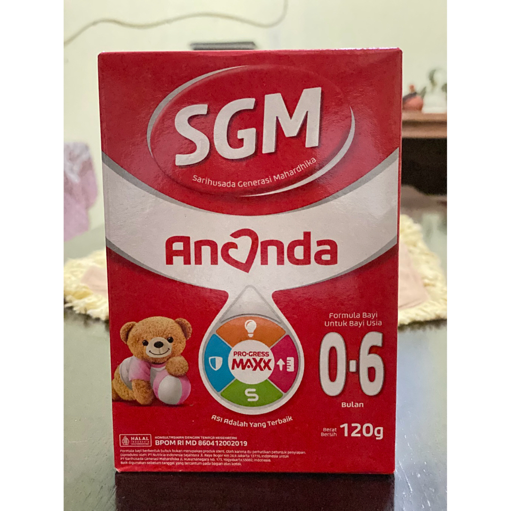Susu SGM untuk bayi usia 0-6bulan kemasan 120gr exp date 2027