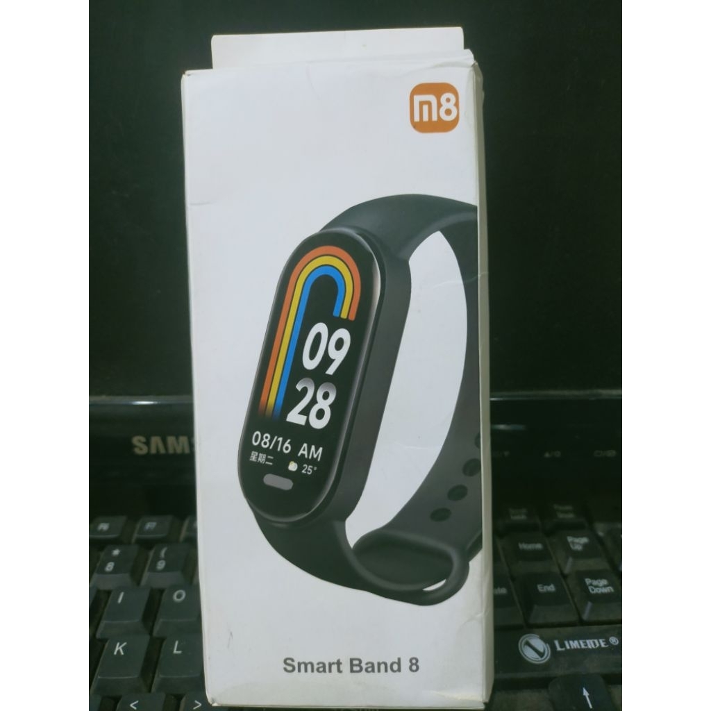 Jam Tangan Xiaomi Mi Band 8 Strap Mi Brand Polos Hitam
