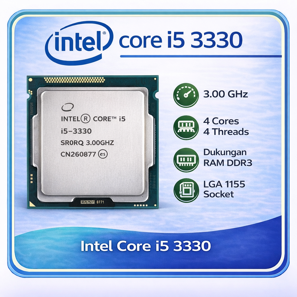 Processor Intel core i5 gen 3 (3330)
