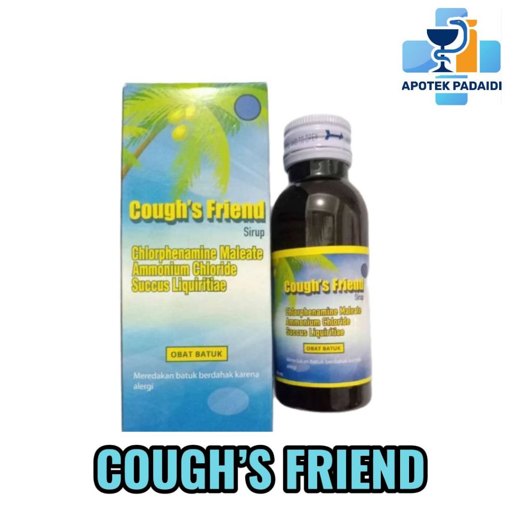 Cough Friend 100ml - Meredakan batuk berdahak karena alergi