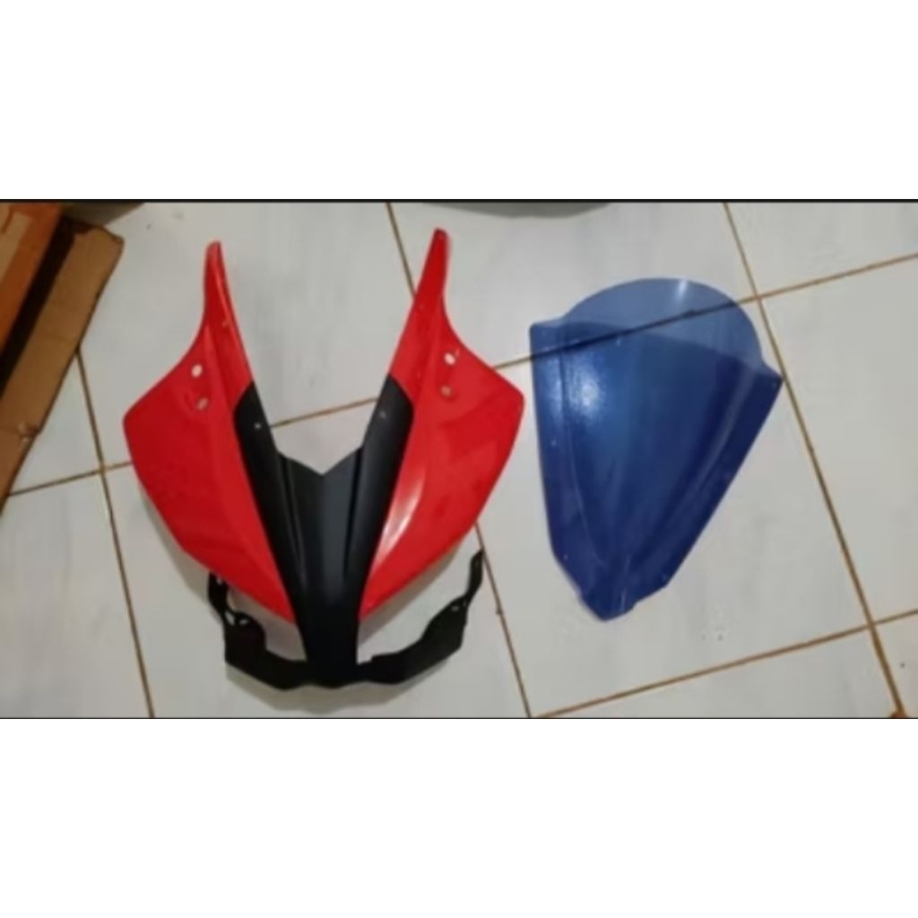 Kedok cover topeng headlamp untuk cbr 150 k45a lokal model cbr 1000rr