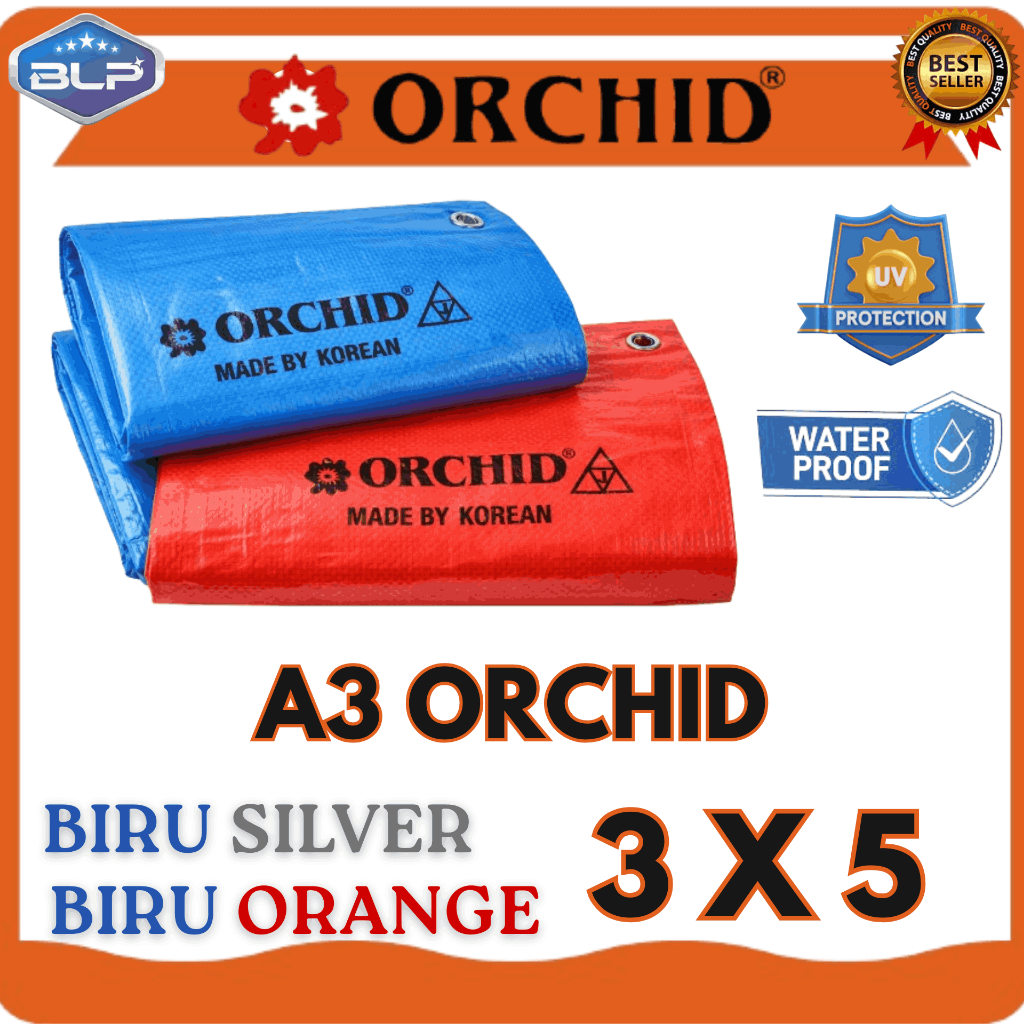 Terpal Orchid A3 3x5  Made In Korea