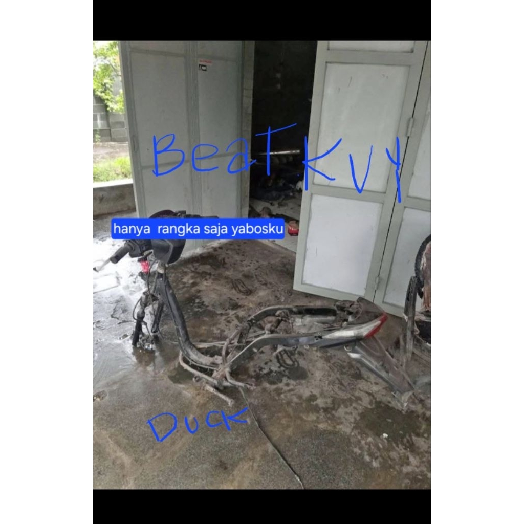 rangka beat karbu keat kvy original