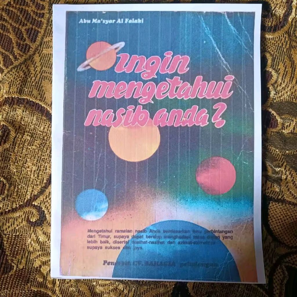 Terjemah Kitab Abu Ma'syar Al Falaki : Ingin Mengetahui Nasib Anda