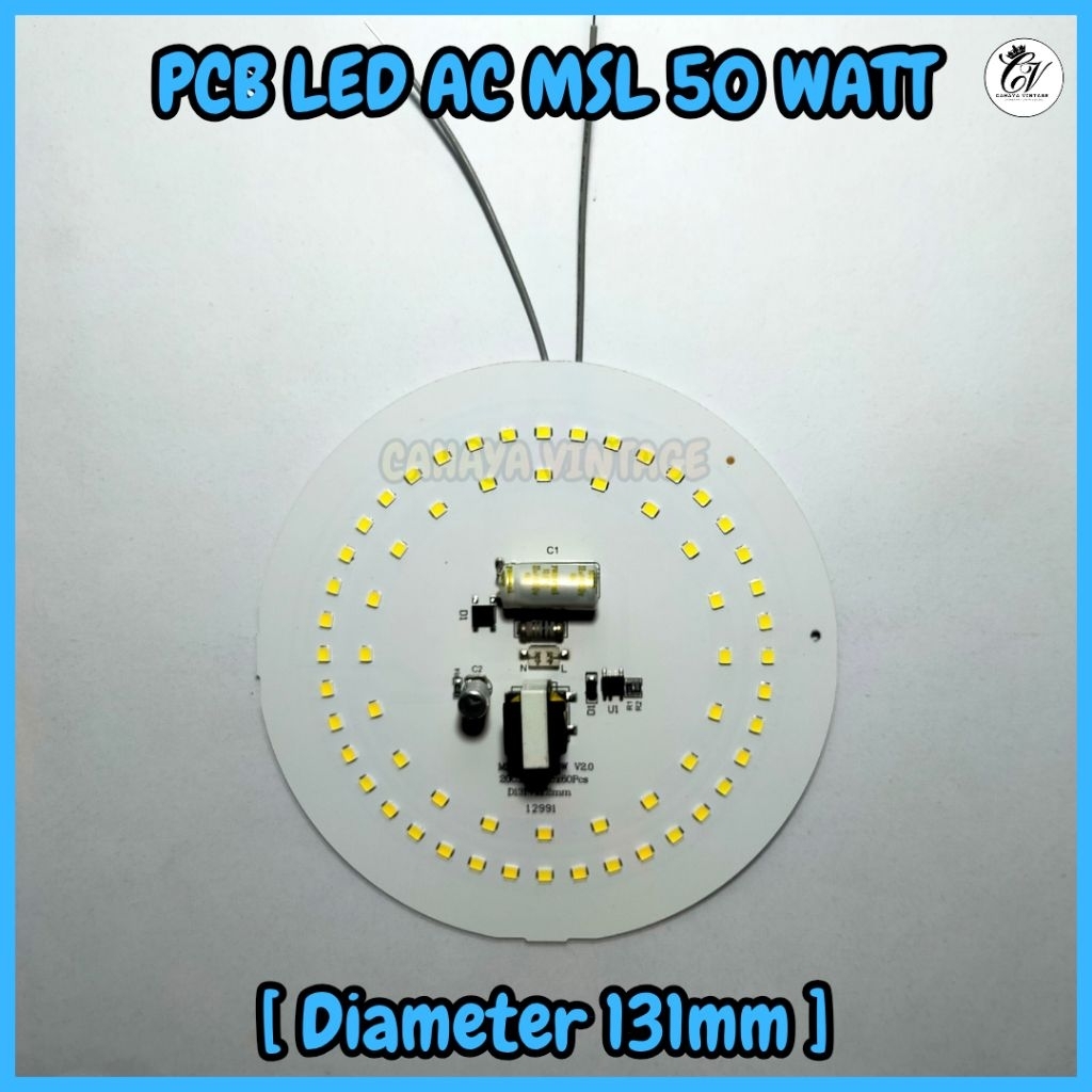 PCB Lampu LED AC MSL 50 Watt MESIN LAMPU  LED
