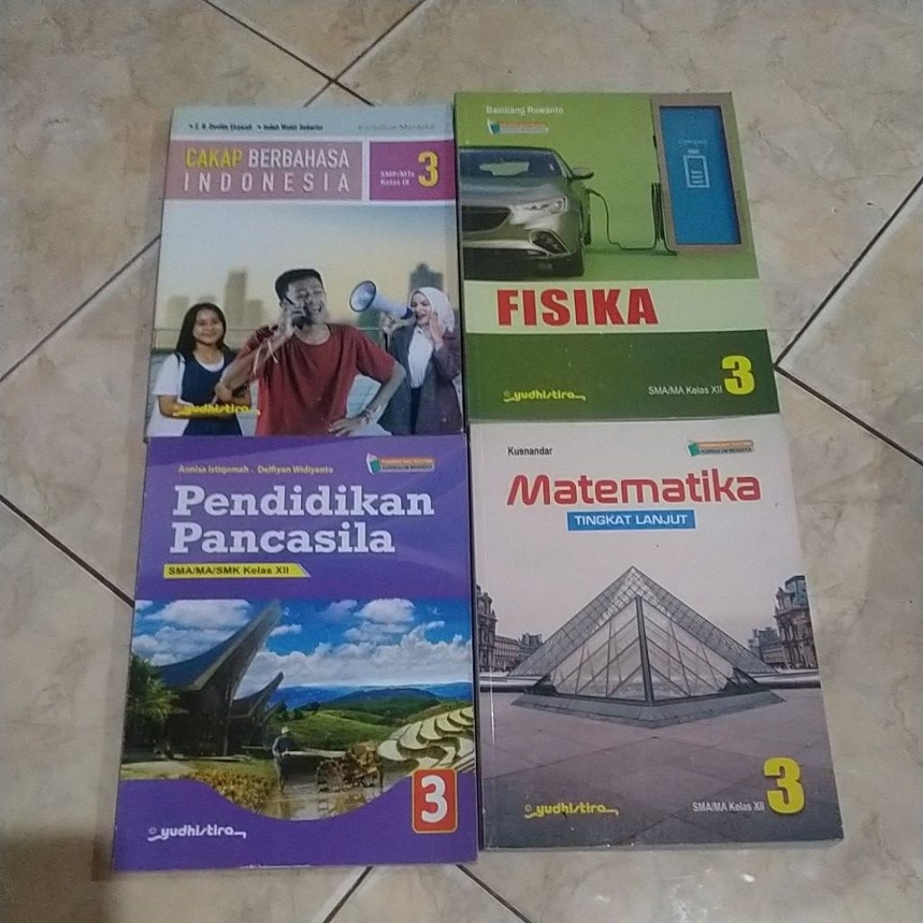 BUKU PAKET YUDHISTIRA KELAS 3/XII, SMA KURIKULUM MERDEKA ,CAKAP BERBAHASA INDONESIA,FISIKA, PENDIDIK