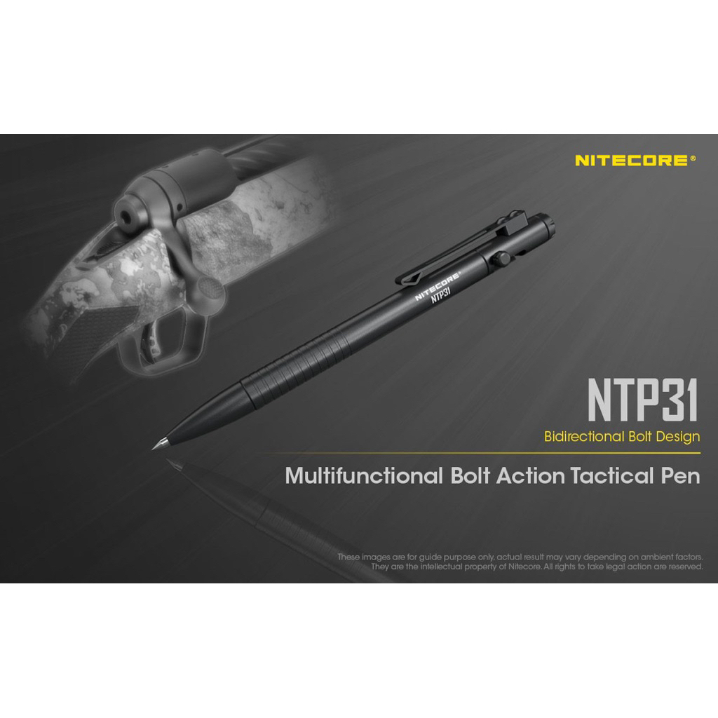 Nitecore NTP31 Multifunctional Bolt Action Tactical Pen