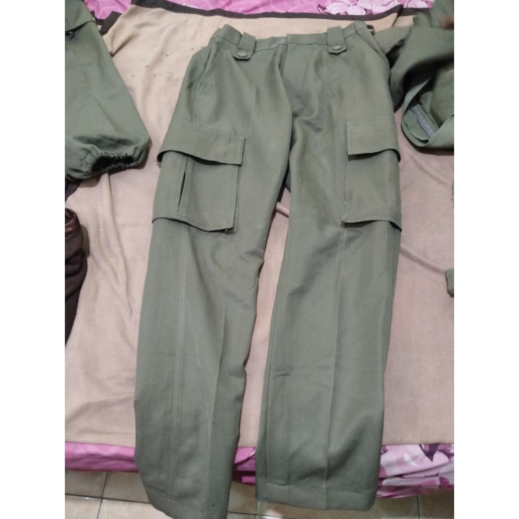 celana pdl brimob hijau