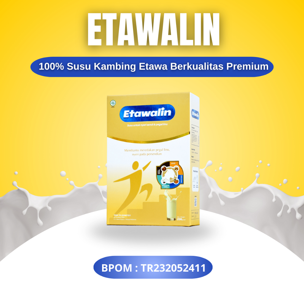 ETAWALIN - susu pegal linu | asam urat | susu kambing etawa | tulang keropos dan asam urat original 