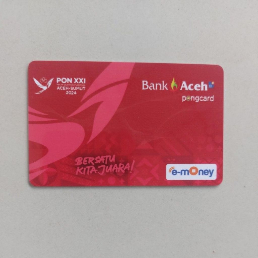 e money peng card bank aceh pon xii