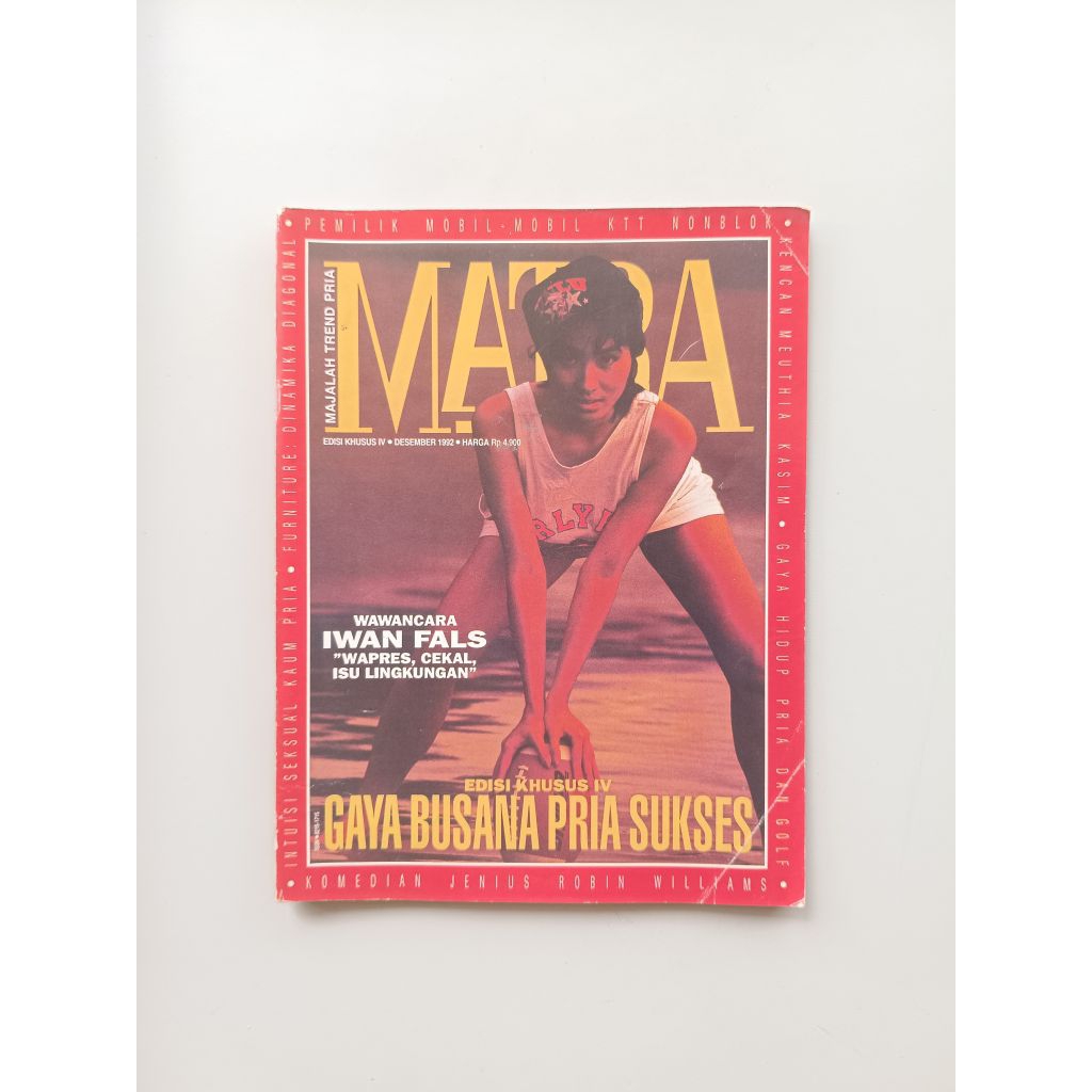 MAJALAH MATRA EDISI KHUSUS IV DESEMBER 1992 WAWANCARA IWAN FALS