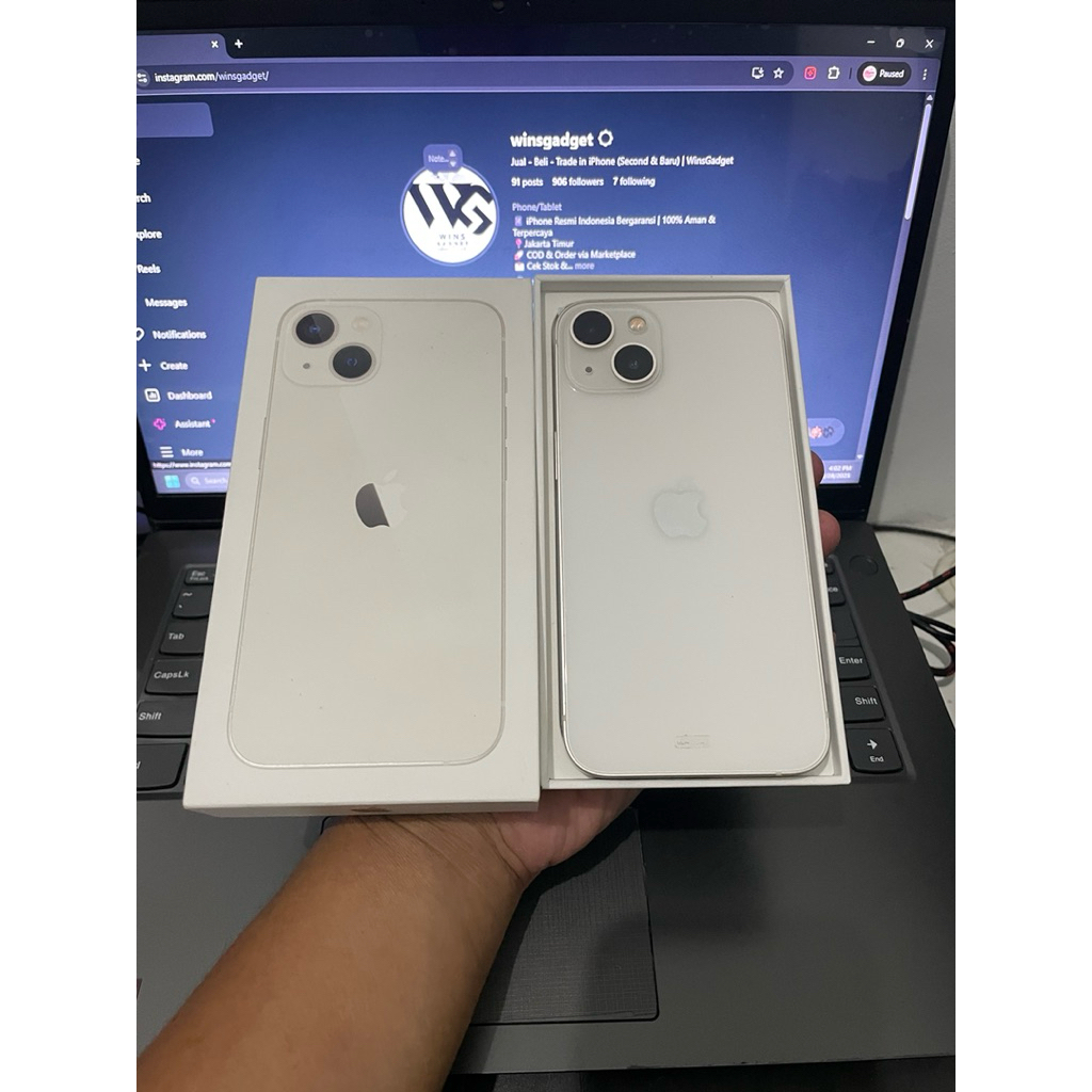 iPhone 13 128GB/256GB Second IBOX Garansi Resmi - Bekas - Fullset Ori