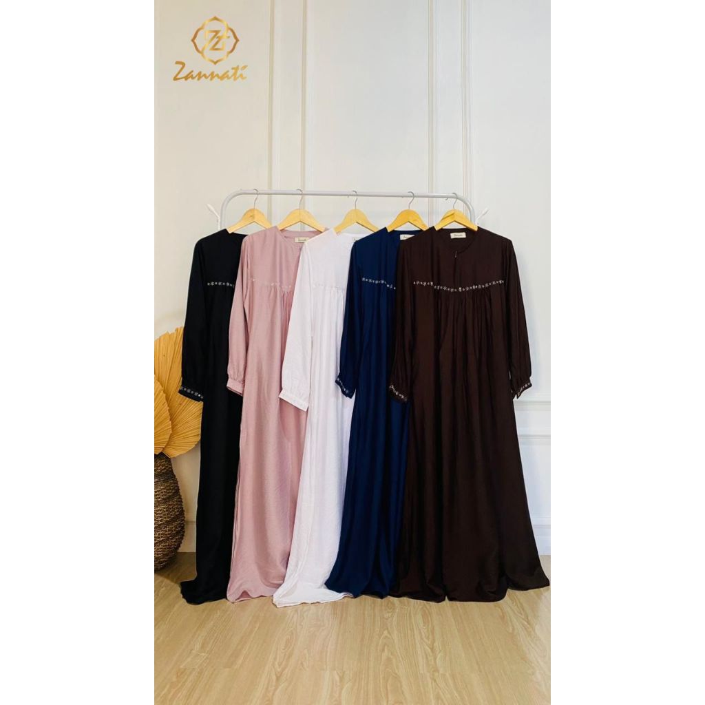 Gamis Couple Ibu & Anak Usia 2-18 Tahun Linen Premium Elegan