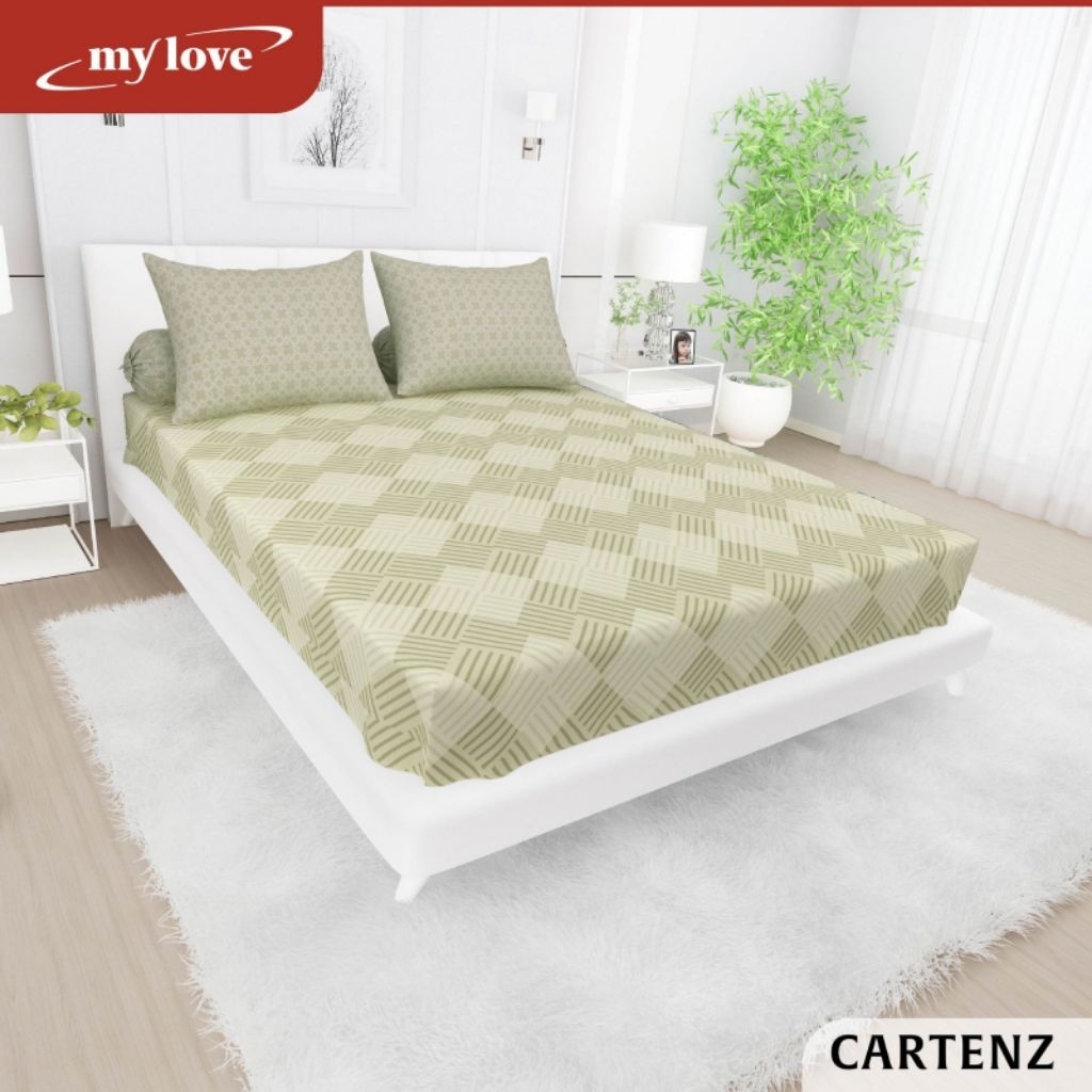 Sprei my love extra jumbo 200x200 tinggi 30cm sprei katun all new my love