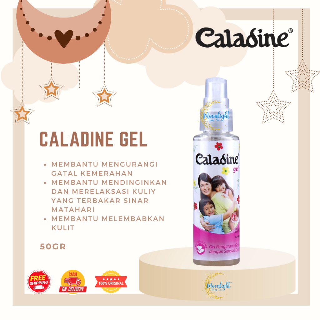 Caladine Gel 50ml - Gel Pengurang Gatal Biang Keringat
