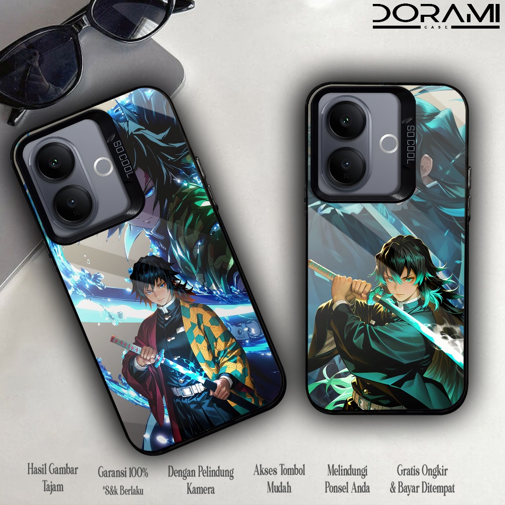 Case VIVO V60 LITE ( demon slayer new ) Softcase Hybrid IMD Plate Polycarbonate Hologram Premium So 