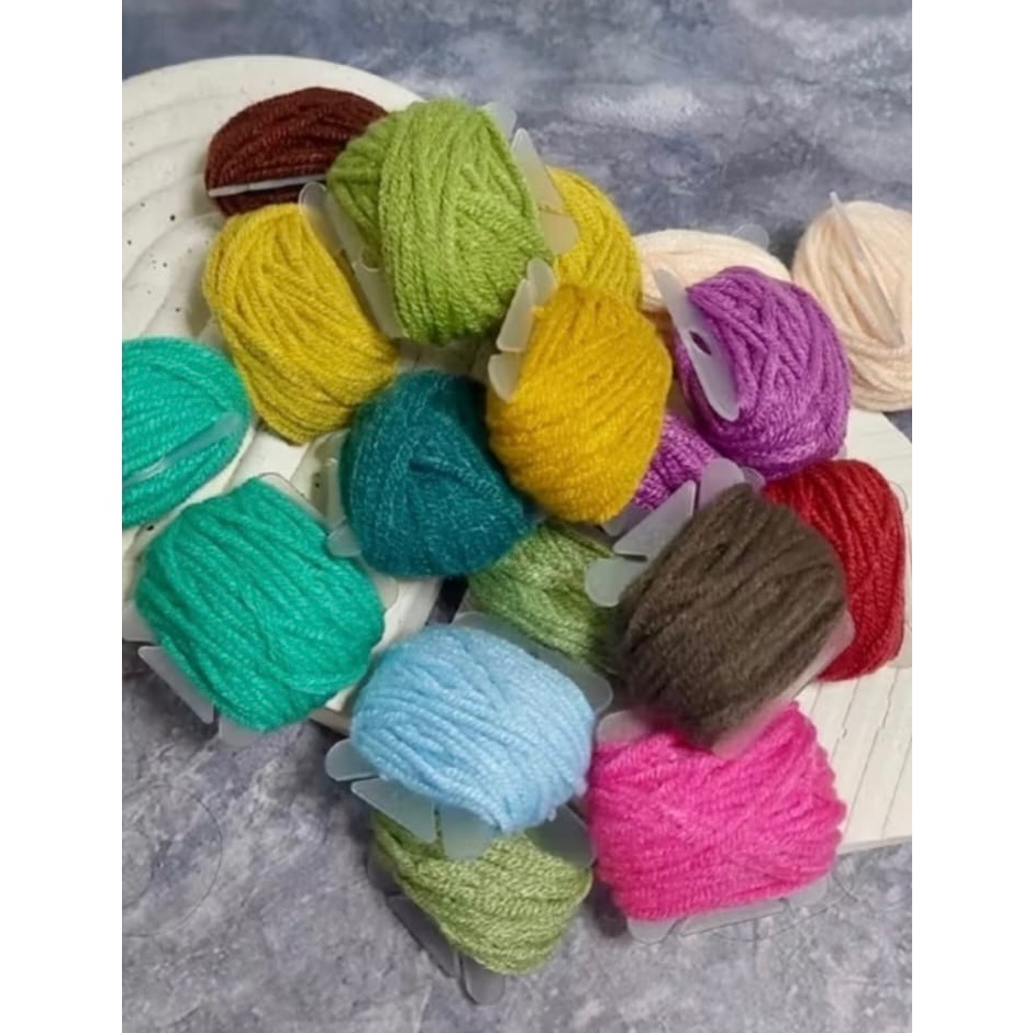 [ FREE AKSESORIS RAJUT ] benang rajut | benang katun | benang milk cotton | benang rajut katun | raj