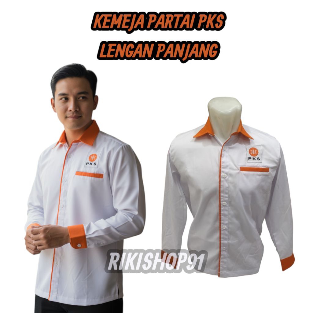 KEMEJA PARTAI PKS LENGAN PANJANG
