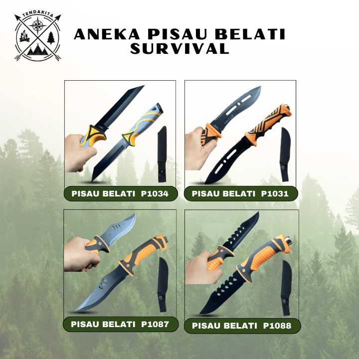 Grosir Pisau Belati Karambit Survivalkit Outdoor Super Tajam Stainless Steel Kitchen Knife Serbaguna