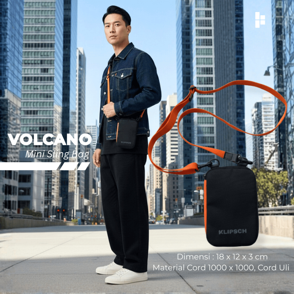 Klipsch Mini sling Bag Volcano