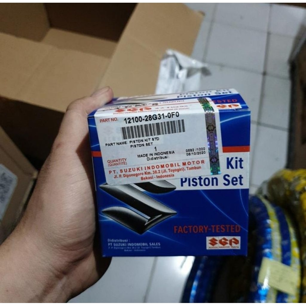 piston kit shogun 125 rr new, fl ori suzuki