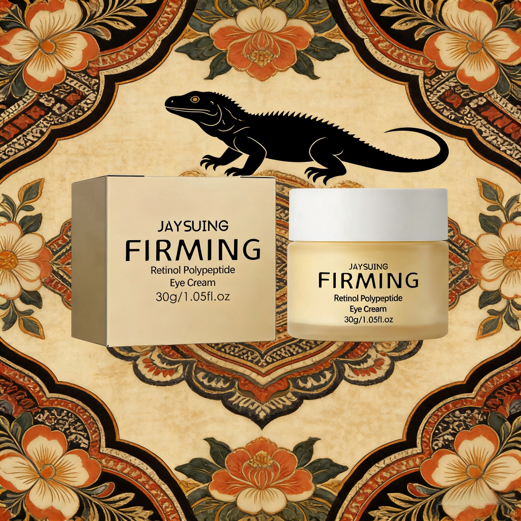 Jaysuing Krim Mata Retinol Peptida - Memperbaiki Garis Halus, Menghilangkan Kantong Mata, Melembabka