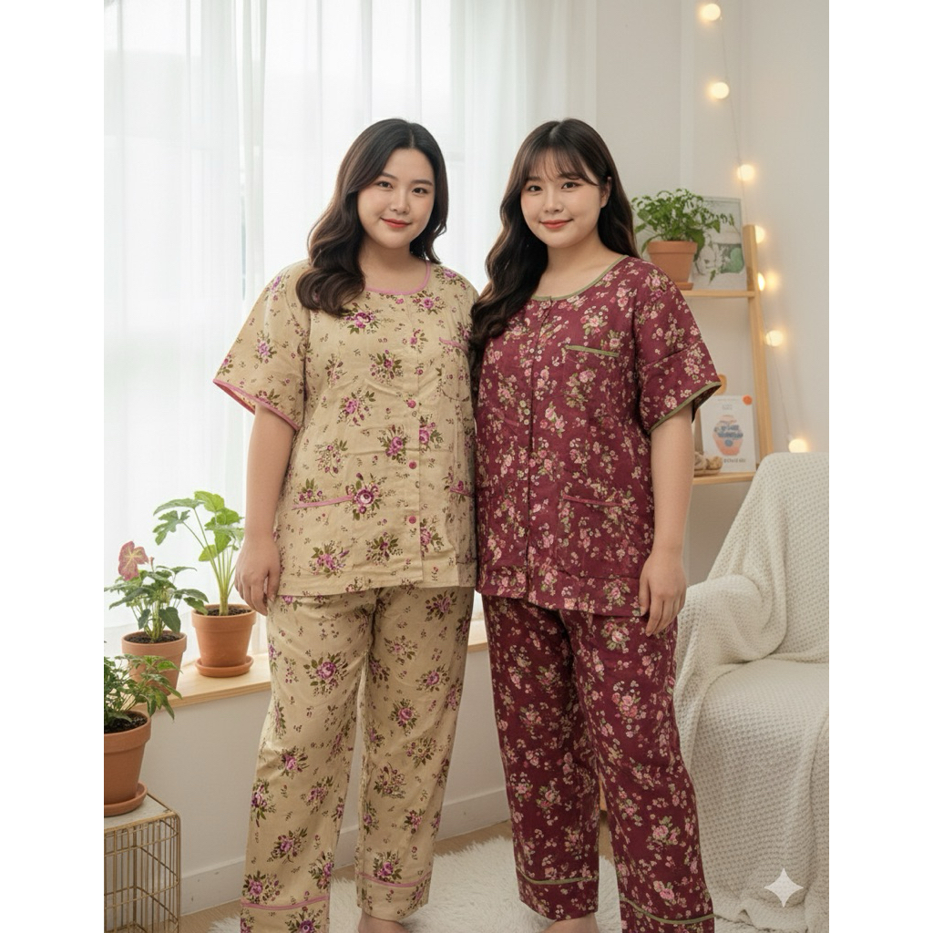 Piyama Pretty Girl Sabata Celana Panjang XXL Piyama Pretty Girl CP Sabata Size XXL Full Kancing Baju