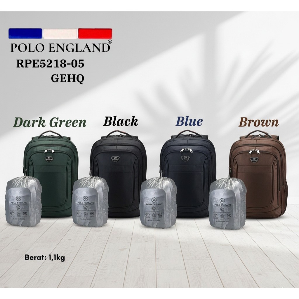 TAS RANSEL POLO ENGLAND TAS RANSEL LAPTOP TAS RANSEL MULTIFUNSI RPE5218-05