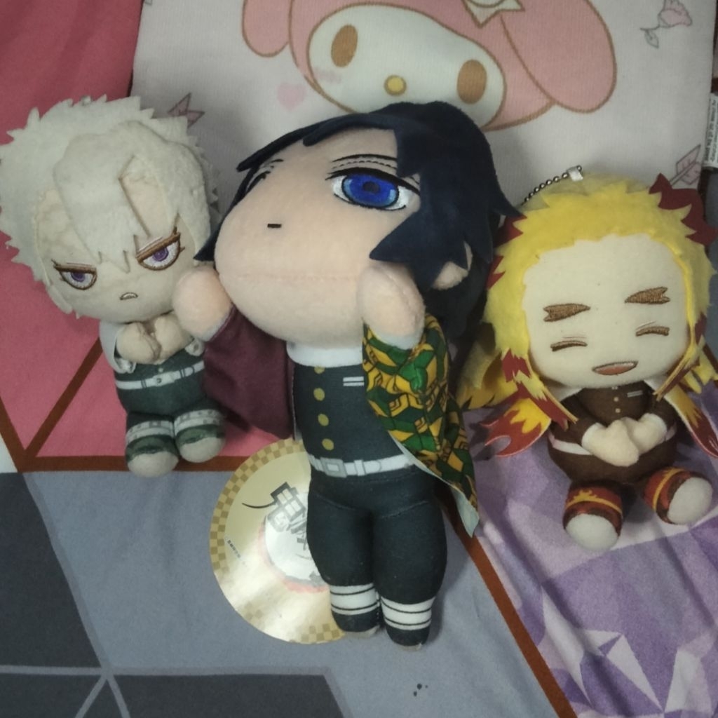 plush | boneka demon slayer giyuu tomioka, sanemi, rengoku kyojuro