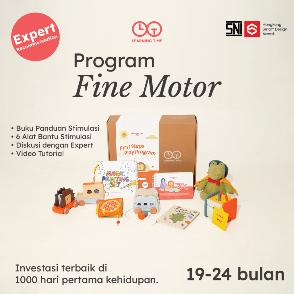 Learning Time-Program Fine Motor-Mainan stimulasi anak 19 sd 24 bulan/ Mainan motorik anak/ Mainan m