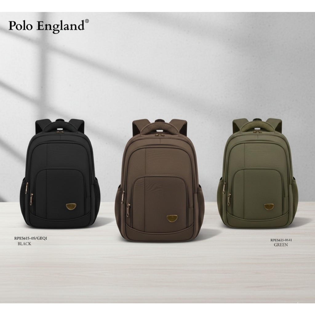 Polo England - Tas Ransel 16 Inch Tas Ransel Laptop Unisex Tas Ransel Multifungsi RPE5615-05