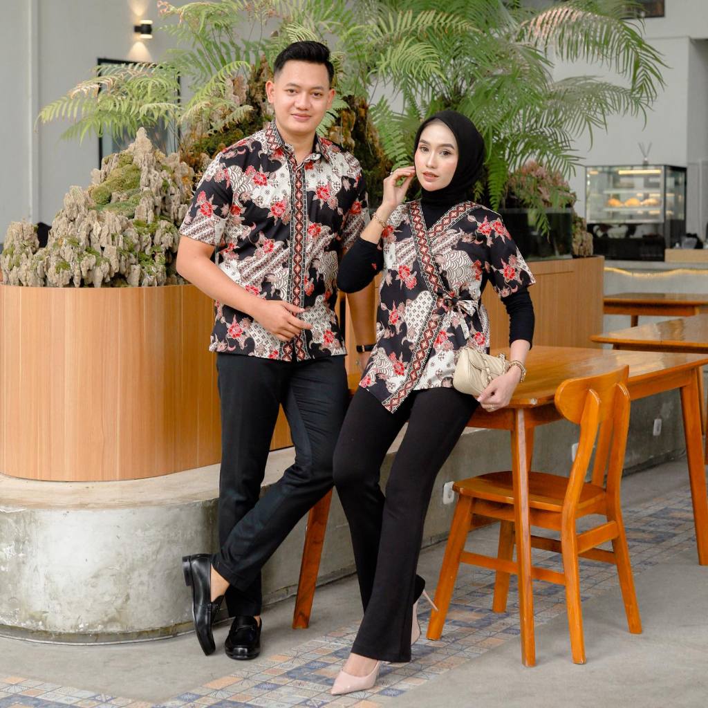 Benang Raja Batik Couple Katun Stretch Sekar Parang