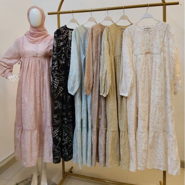 [baca deskripsi] gamis midi salvina revlya