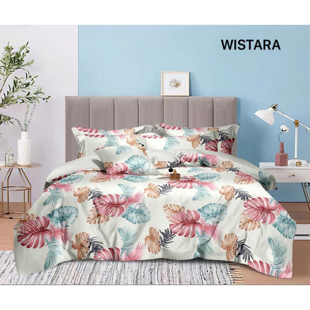 BEDCOVER SET SPREI MOTIF WISTARA // BEDCOVER SET AESTHETIC [FARADA]