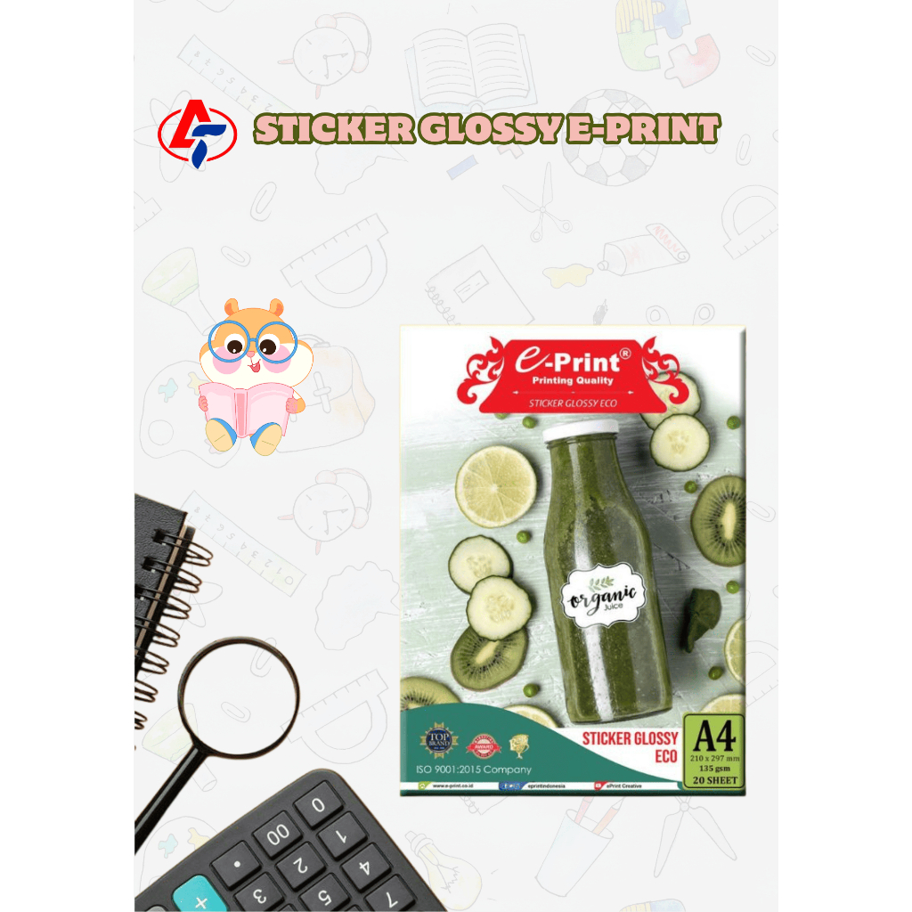 Kertas Foto E-print Stiker