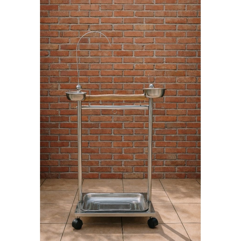 tangkringan stainless/tangkringan burung/tangkringan kakatua/tangkringan parrot/tangkringan