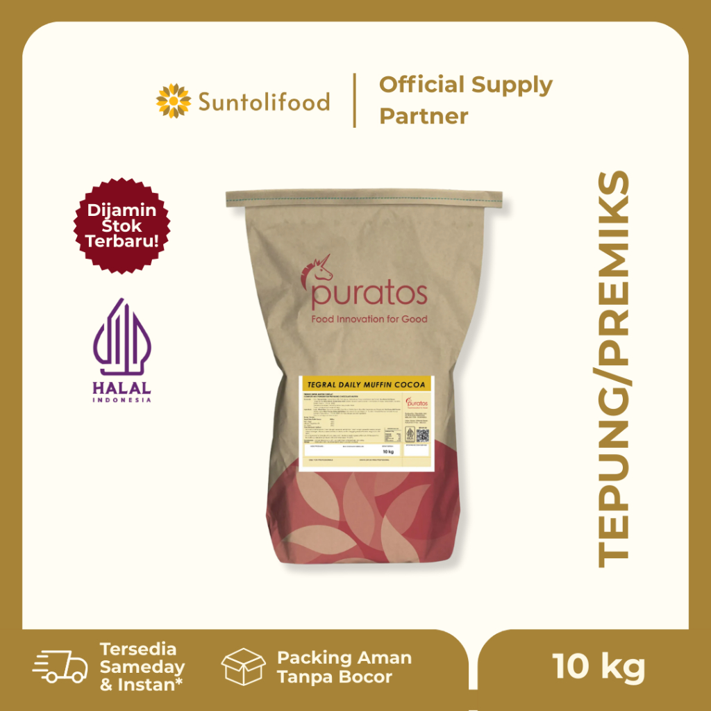 PURATOS TEGRAL DAILY MUFFIN COCOA/ Tepung Mix untuk muffin coklat - 10 kg