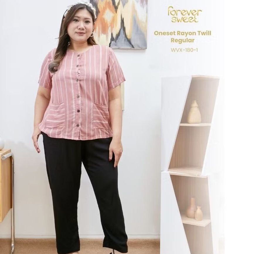 FOREVER SWEET Concept Exclusive One Set Setelan CP Celana Panjang XXL Jumbo