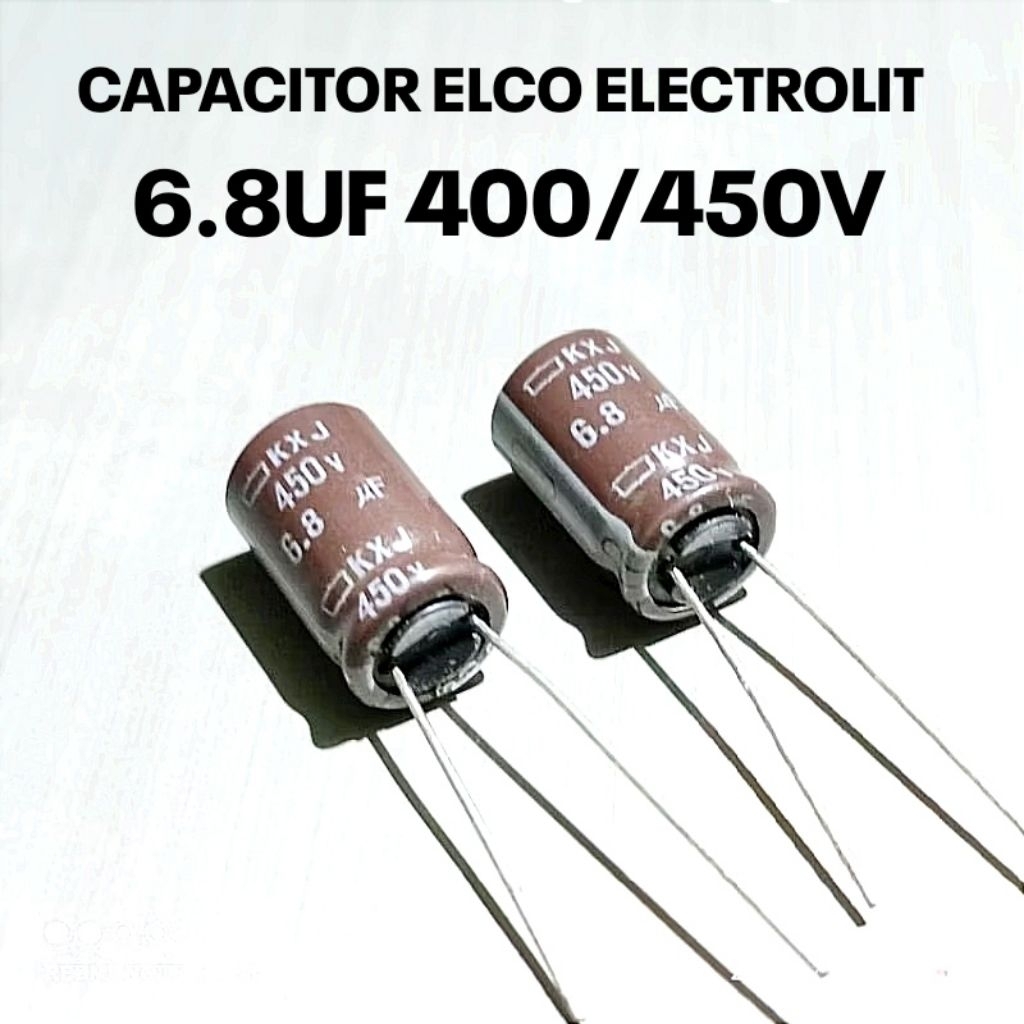 CAPACITOR ELCO 6.8UF 450V 400V 6.8UF 105°C RANDOM