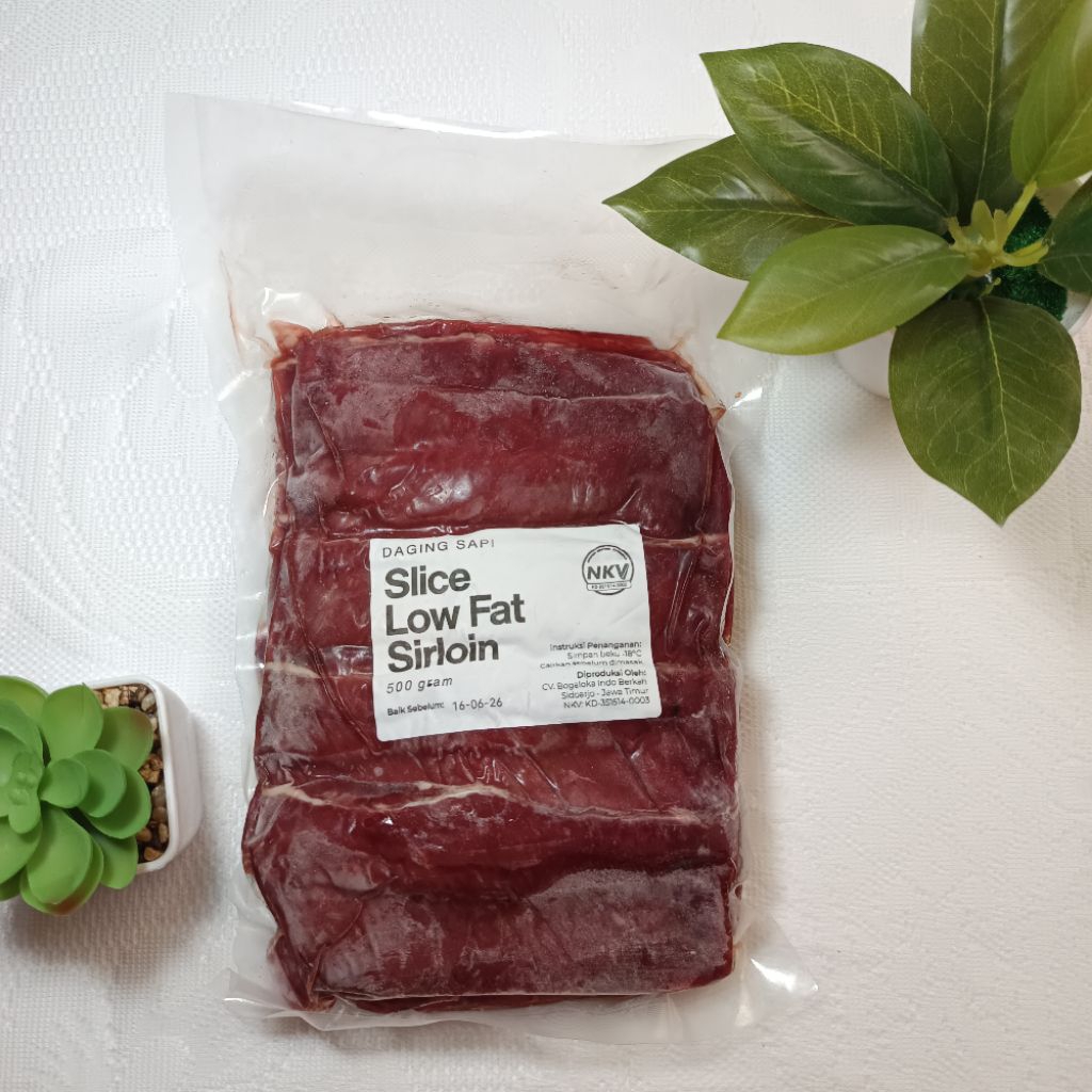 Beef Sirloin Slice / Daging sapi slice Sirloin (500gram)