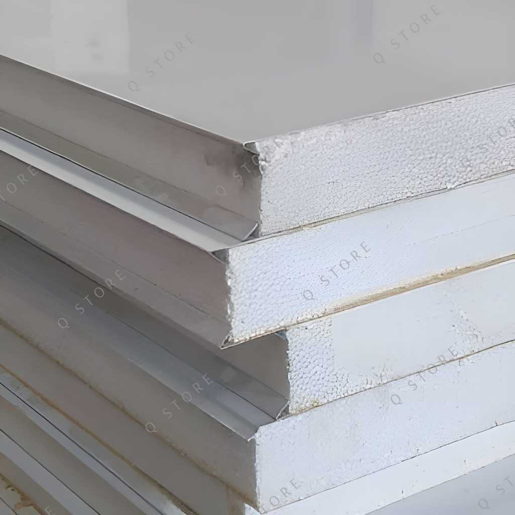 Sandwich Panel EPS Styrofoam T.7.5cm x L.119cm - Dinding