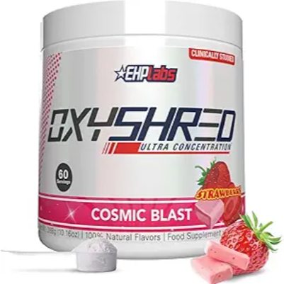 EHP Labs OxyShred Cosmic Blast 276g – Suplemen Energi & Pembakar Lemak/Suplemen Diet & Fitness