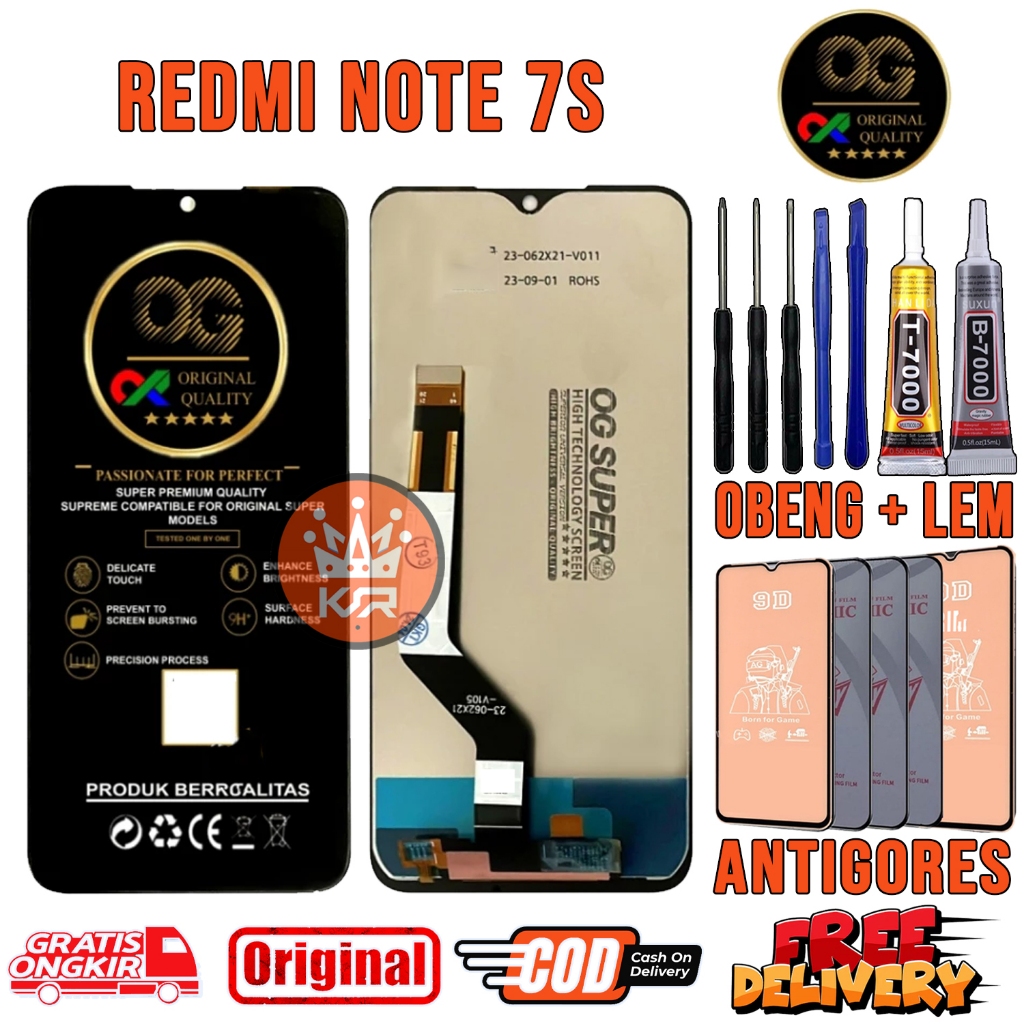 Lcd REDMI NOTE 7S ORI Original OEM Quality Lcd Touchscreen Fullset