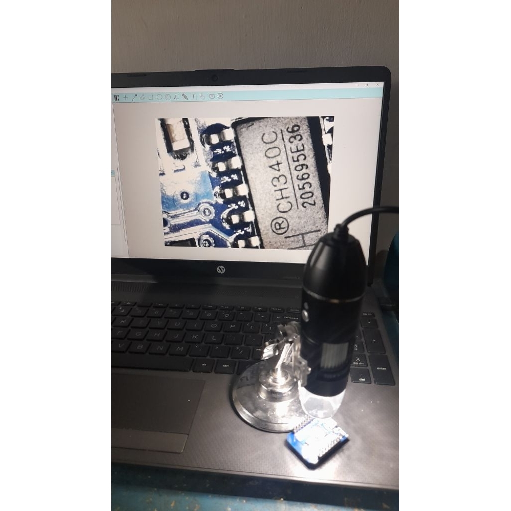 Microscope digital USB 1600x normal bekas
